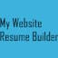 My Website Resume Builder