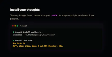 ThinkingScript gallery image