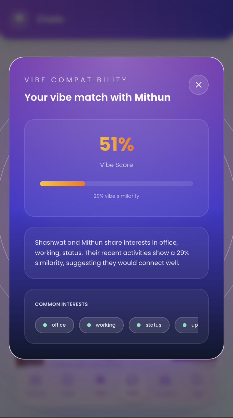 VibeTribe - Screenshot 3 showing product features and functionality