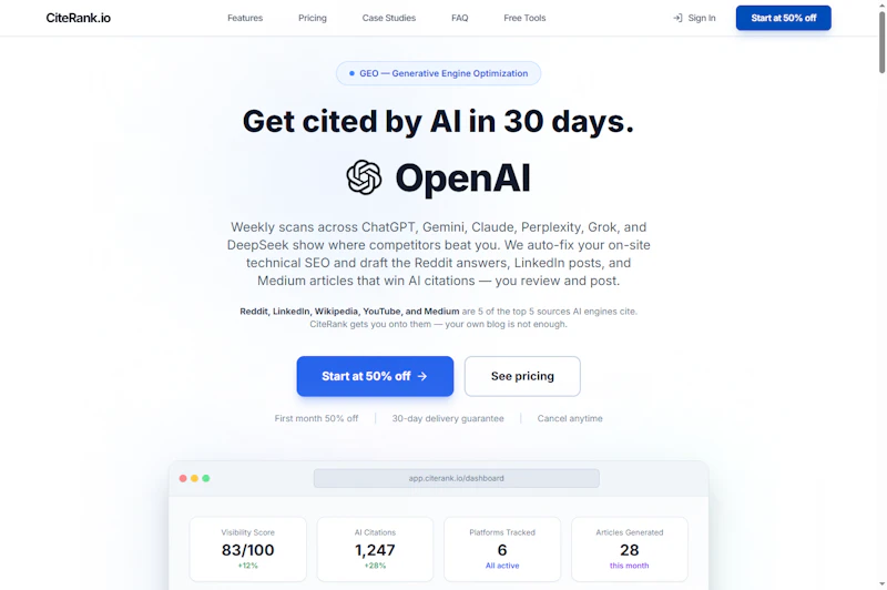 CiteRank screenshot 1