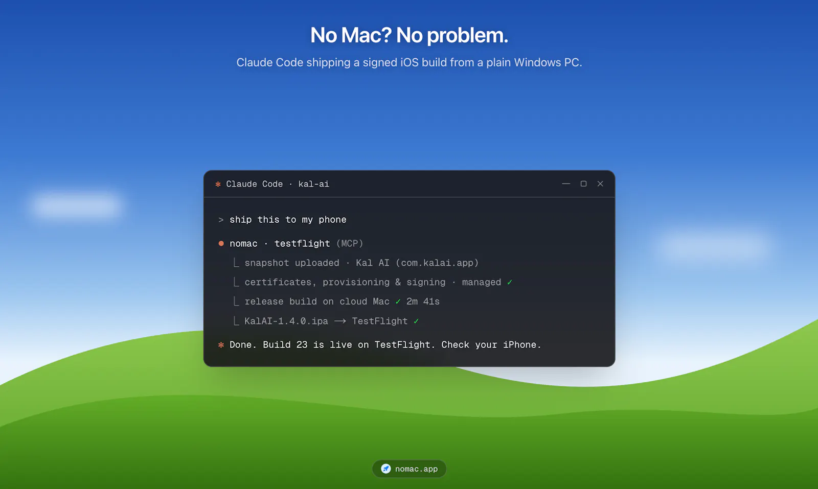 NoMac.app screenshot 2