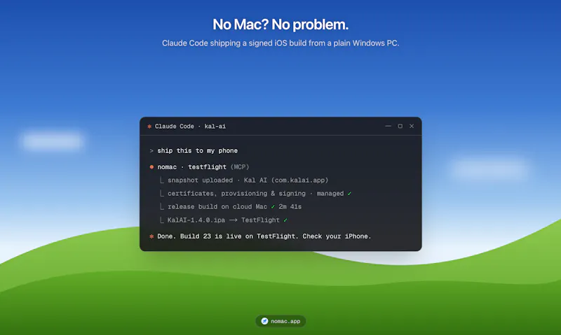 NoMac.app screenshot 2