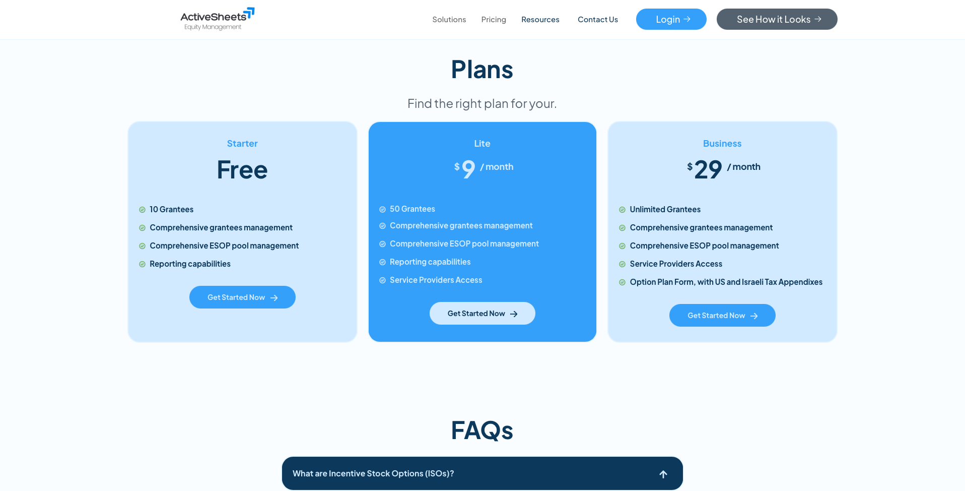 ActiveSheets.io - Gestione ESOP media 3