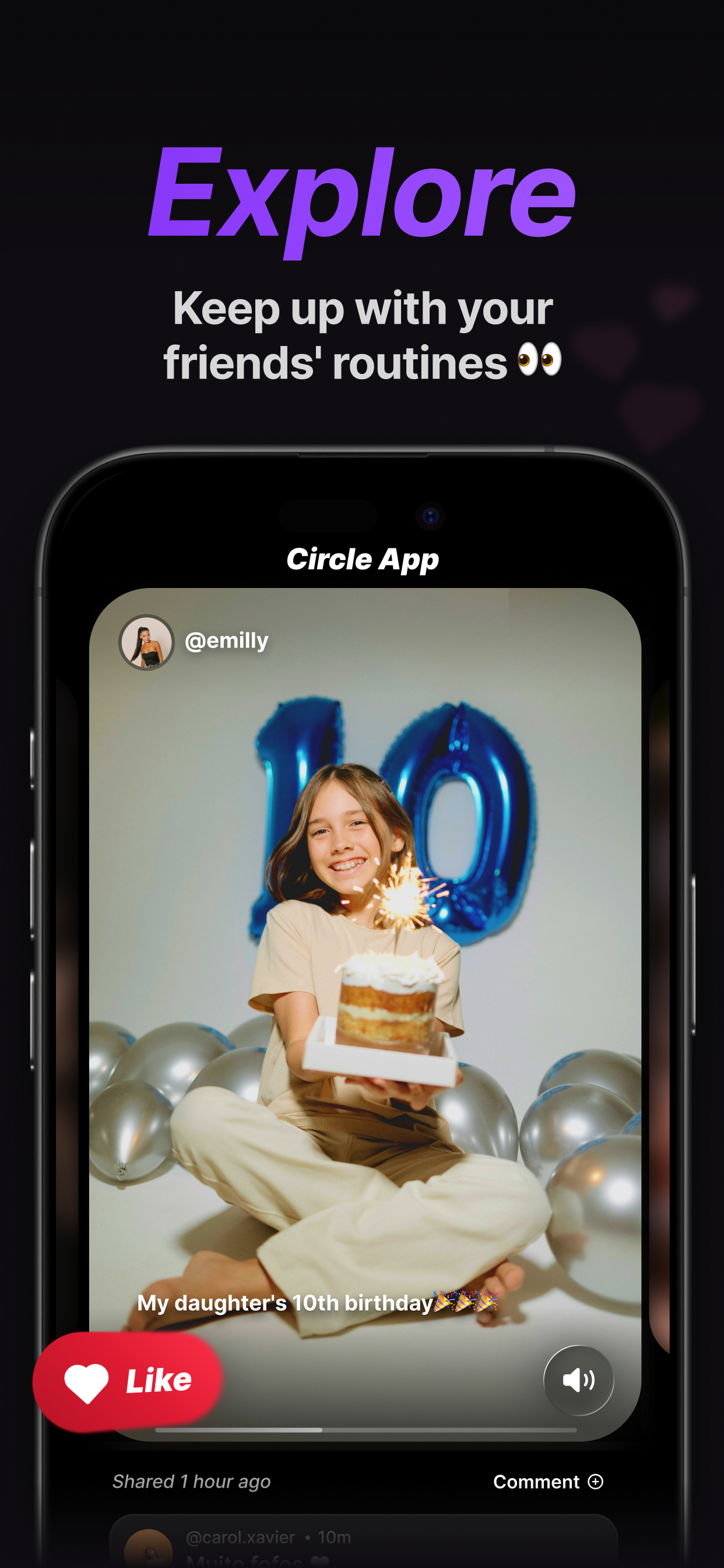 Circle App - Make Friends - Main product screenshot demonstrating key features and user interface