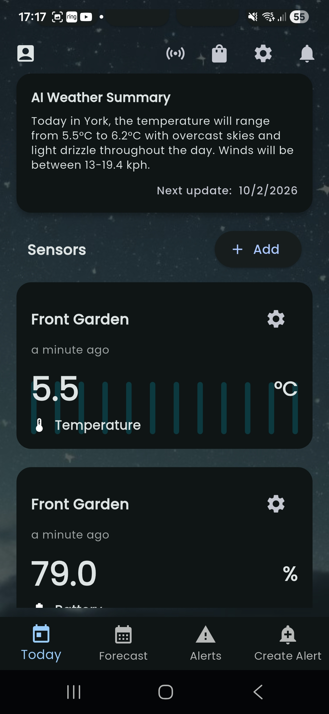 Weather Guardian - Screenshot 3 showing product features and functionality