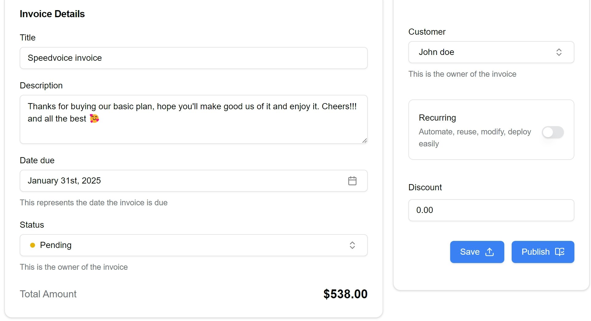 Speedvoice gallery image