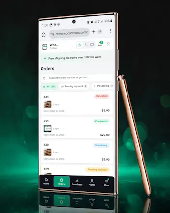 WooAccount gallery image