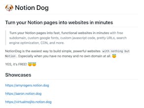 Notion Dog gallery image