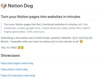 Notion Dog  image