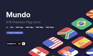 Mundo — Premium Flags Icon Set gallery image