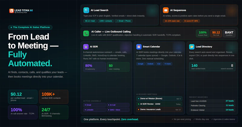 Lead Titan AI screenshot 1