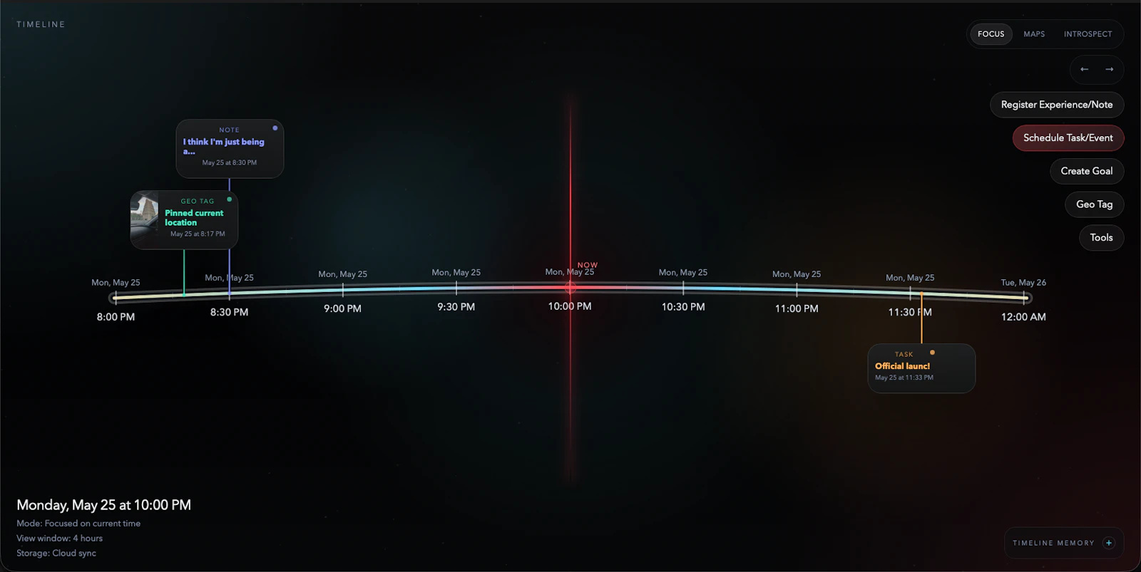 SelfTimeline screenshot 4