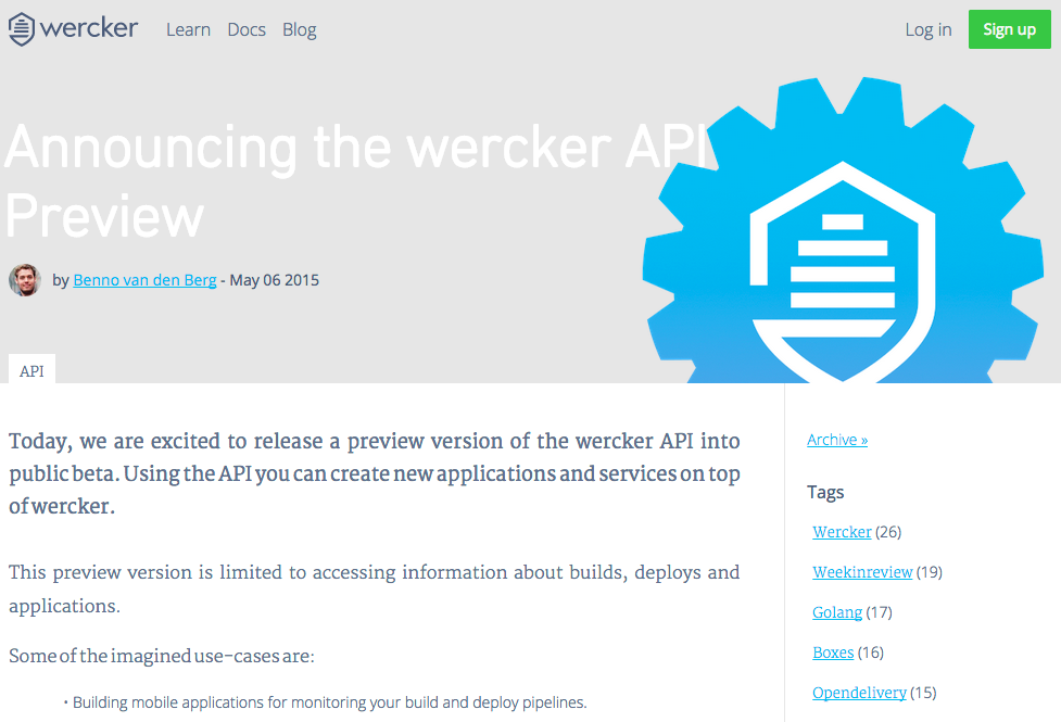 Wercker gallery image