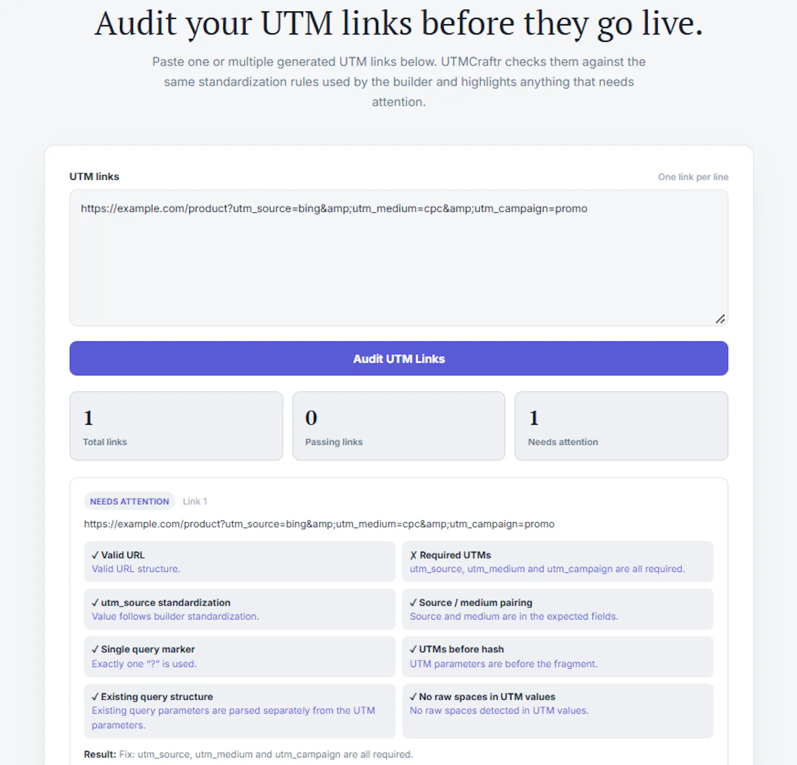 Free Campaign URL Generator screenshot 4