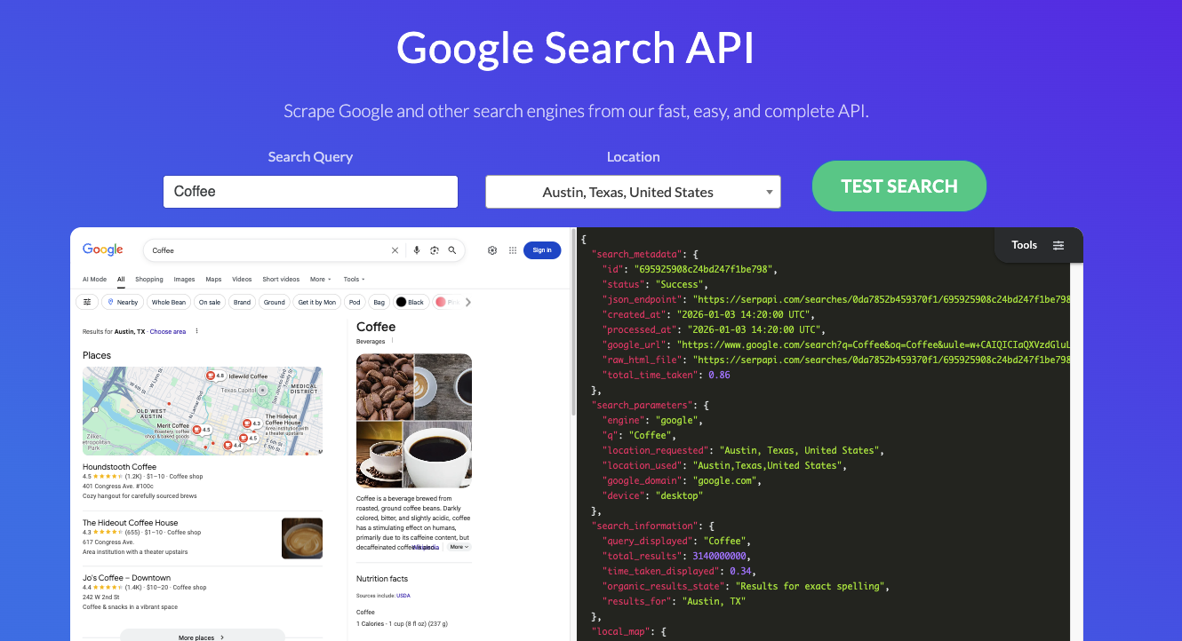 SerpApi - The Web Search API gallery image