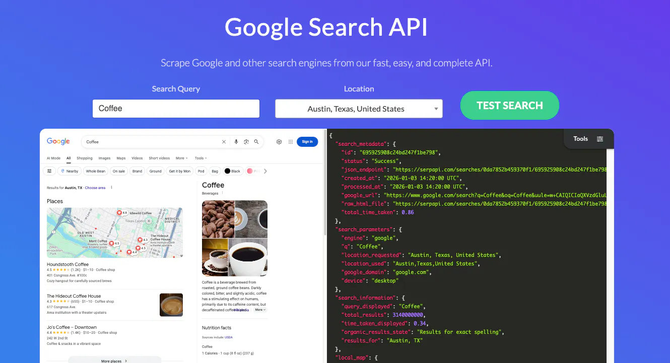 SerpApi - The Web Search API