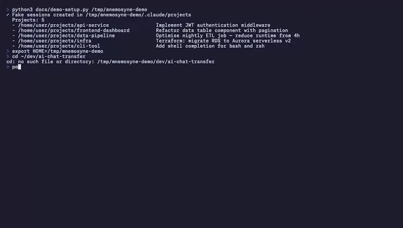 Mnemosyne screenshot 1 (video preview)