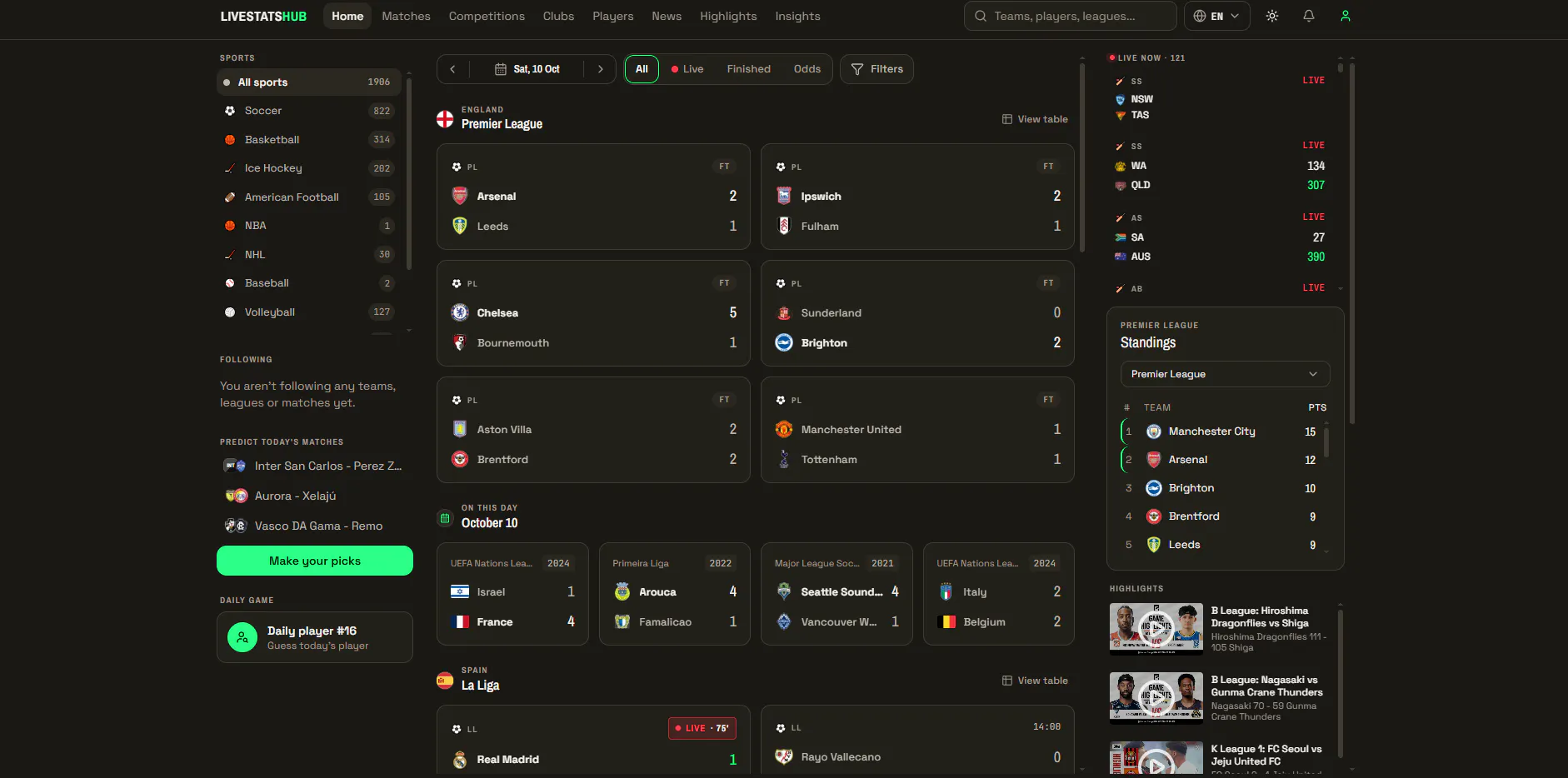 LiveStatsHub gallery image
