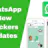 WhatsApp Latest Stickers Update & official JioPhone Update