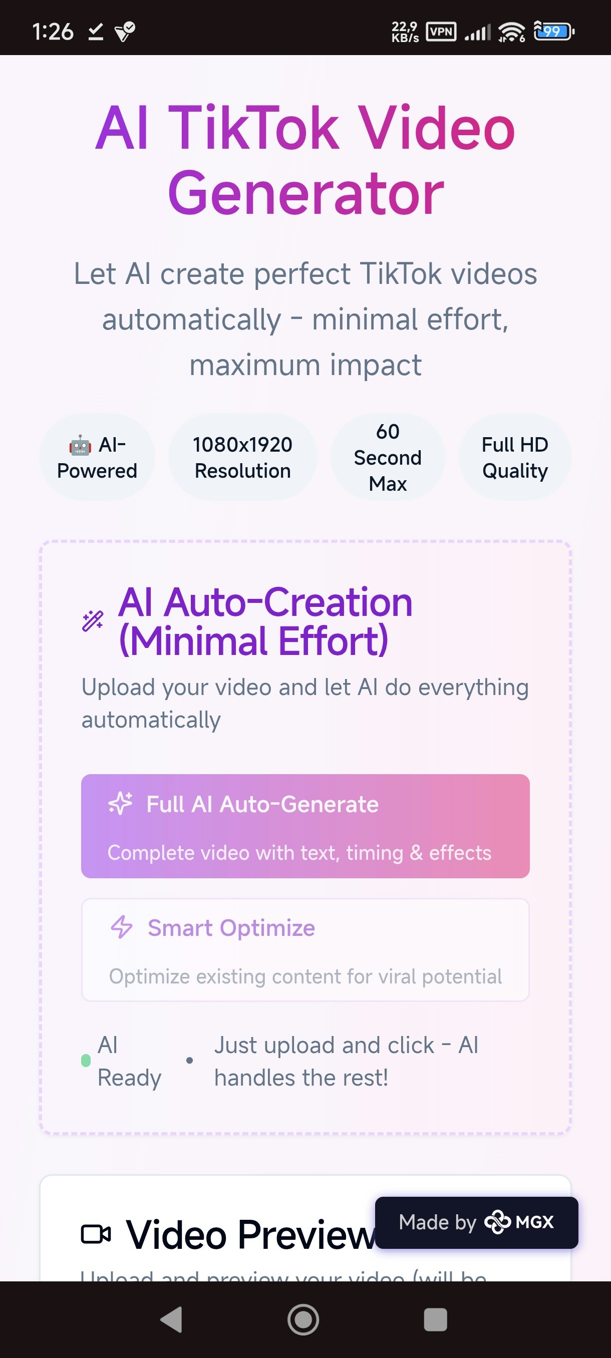 TikTok Video Generator gallery image