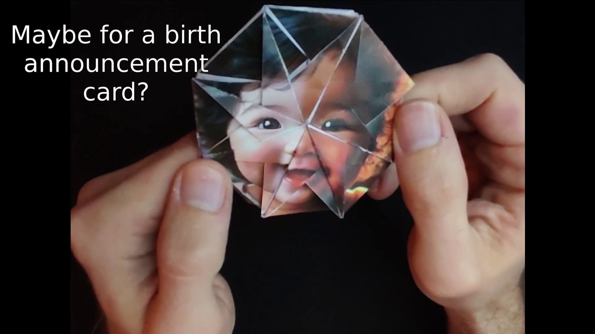 origami.codes - DIY प्रिंट करने योग्य ओरिगेमी, उपयोगकर्ता की छवि के साथ जब मुड़ा हुआ दिखाई दे रहा है मीडिया 5