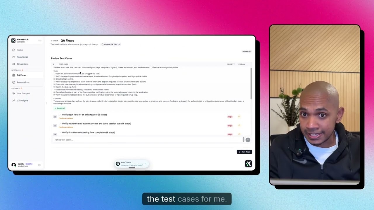 Marketrix User Testing Agent gallery image