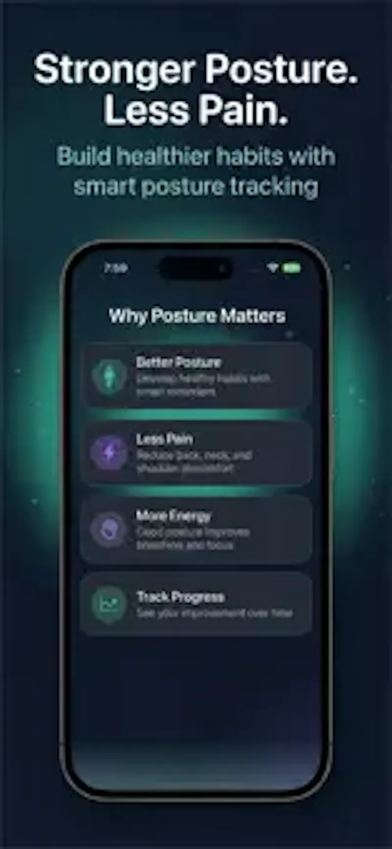 Posturly Posture Reminder App screenshot 8