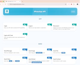 WAGW — WhatsApp Gateway for Developers gallery image