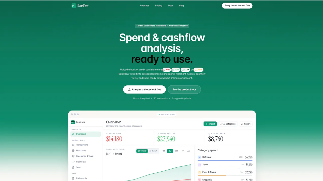 Bankflow product