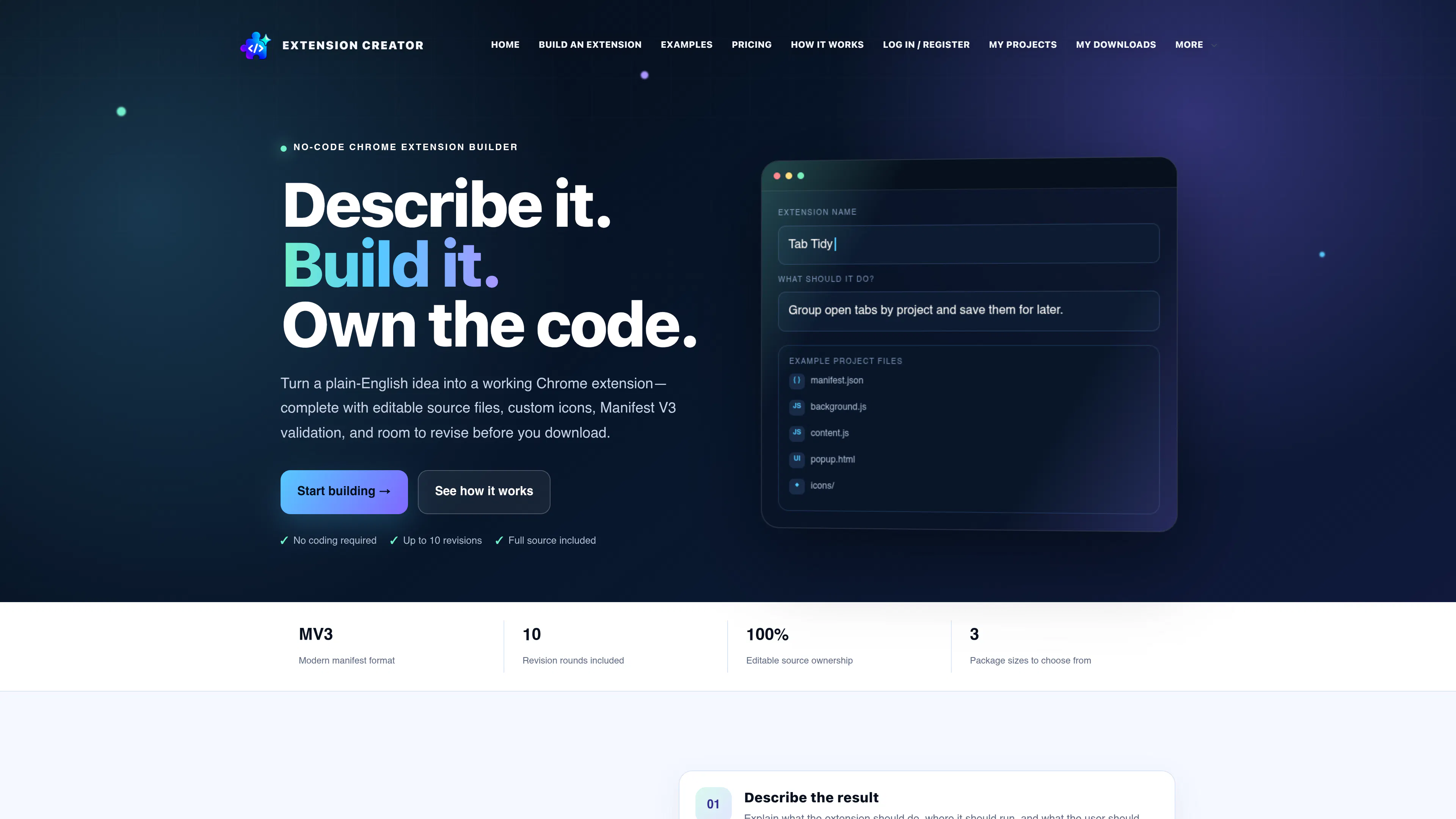 Extension Creator gallery image