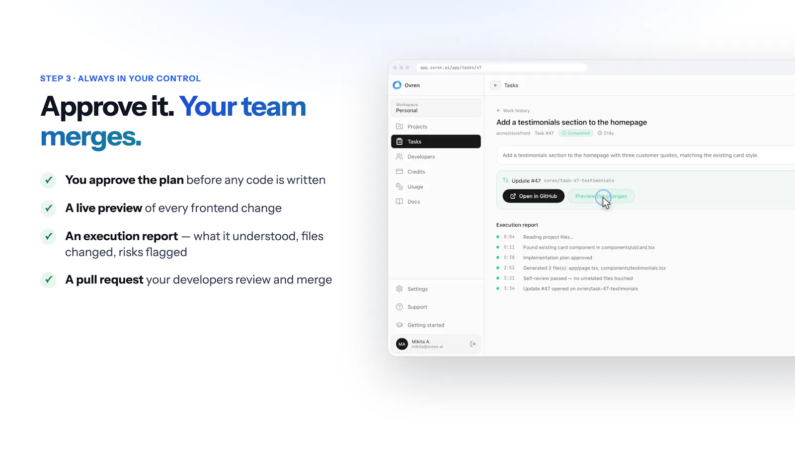Ovren Live Preview screenshot 5