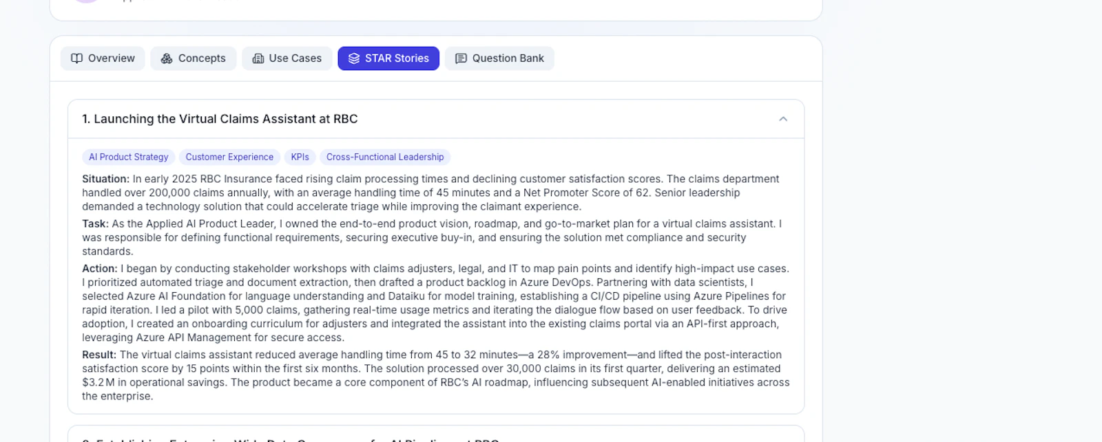 Resume Interview screenshot 15