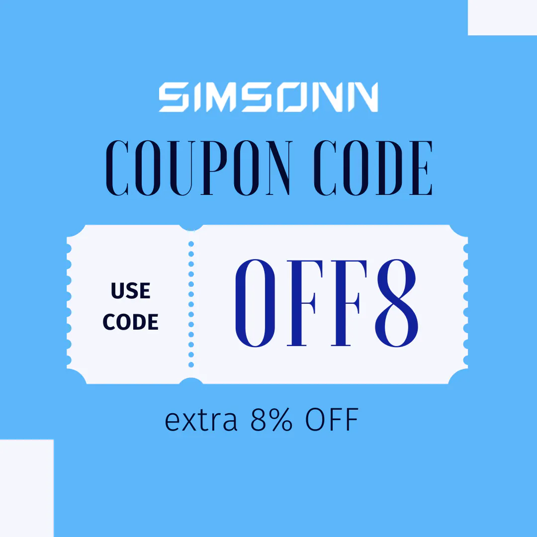 Simsonn Discount Code OFF8 / 8% OFF