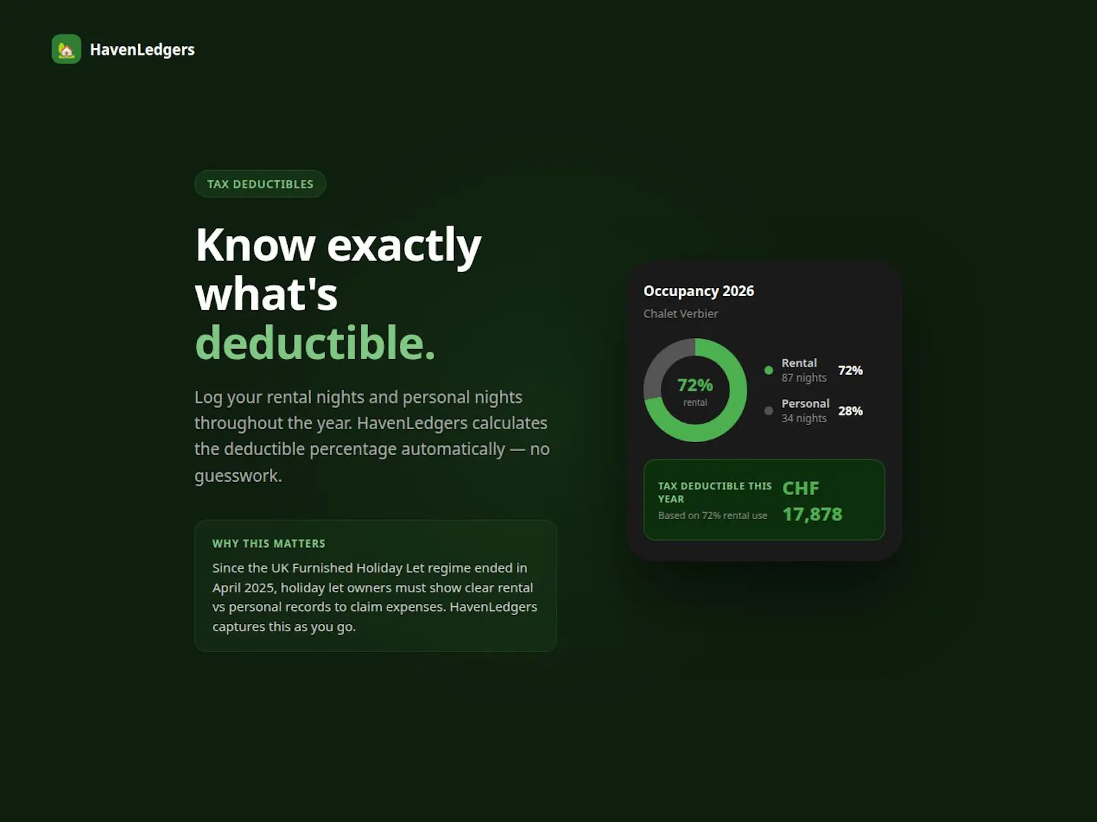 HavenLedgers • Second Home Tracker screenshot 5
