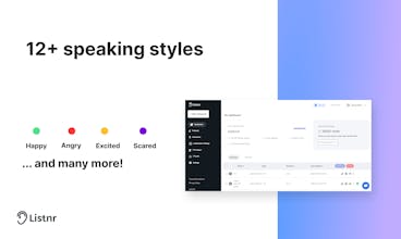 Text to Speech API by Listnr gallery image