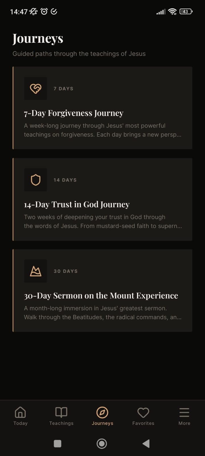 Walking with Jesus App gallery image