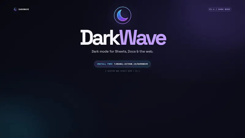 DarkWave screenshot 1 (video preview)