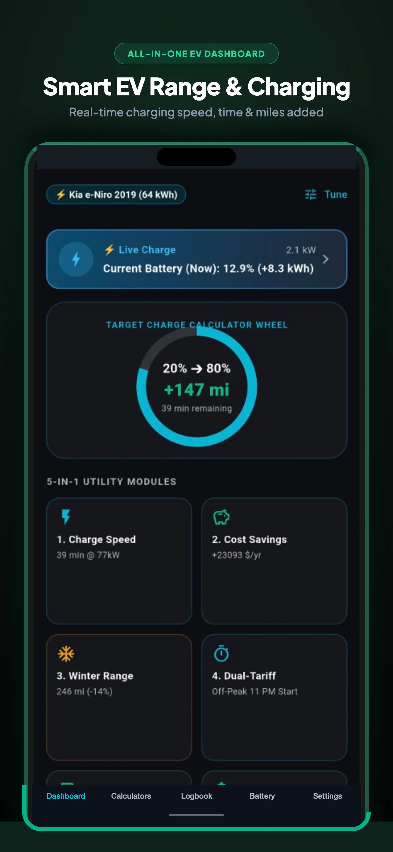 EV Savings: Charging Log gallery image
