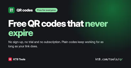 KT8 QR codes gallery image
