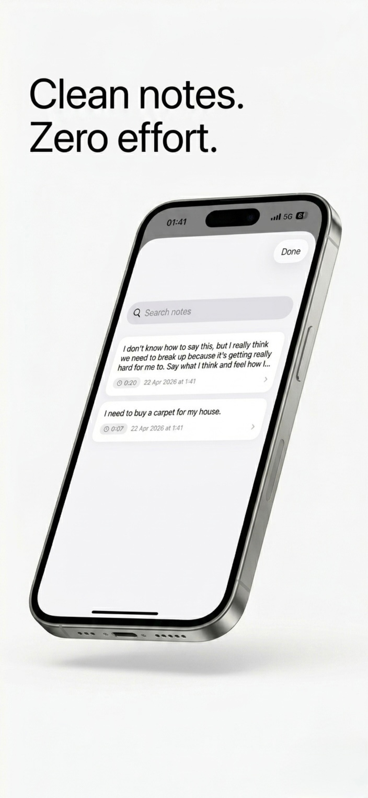 SpeakNote - Voice to (Clean) Notes gallery image