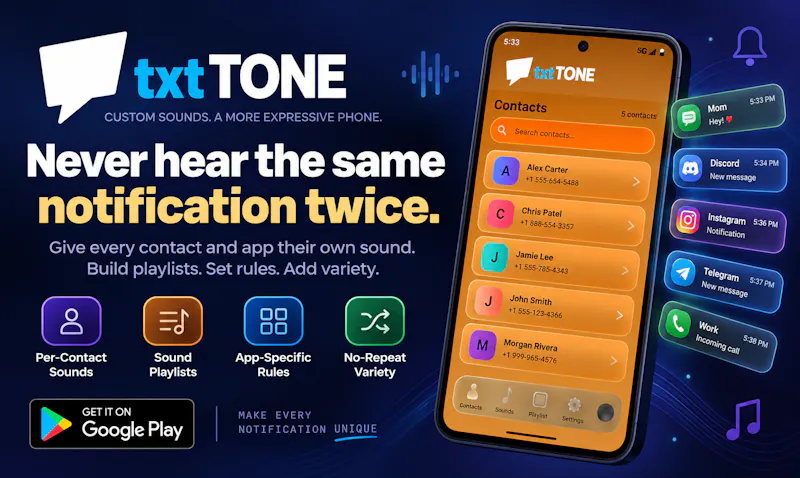TxTTone screenshot 1