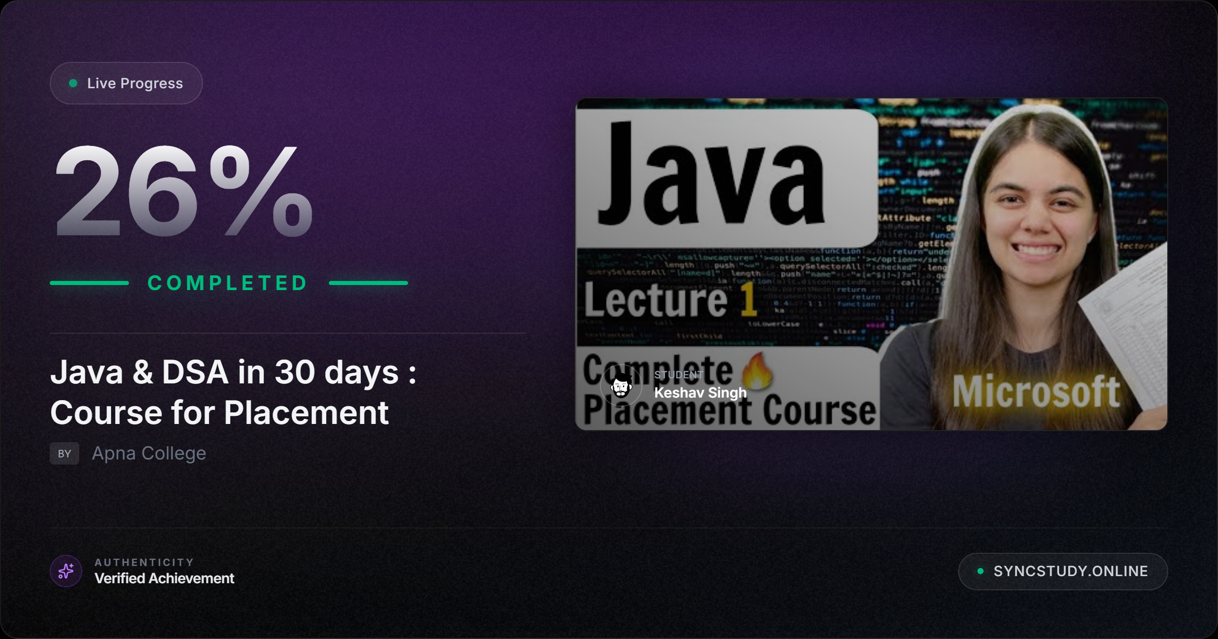 SyncStudy - Screenshot 2 showing product features and functionality