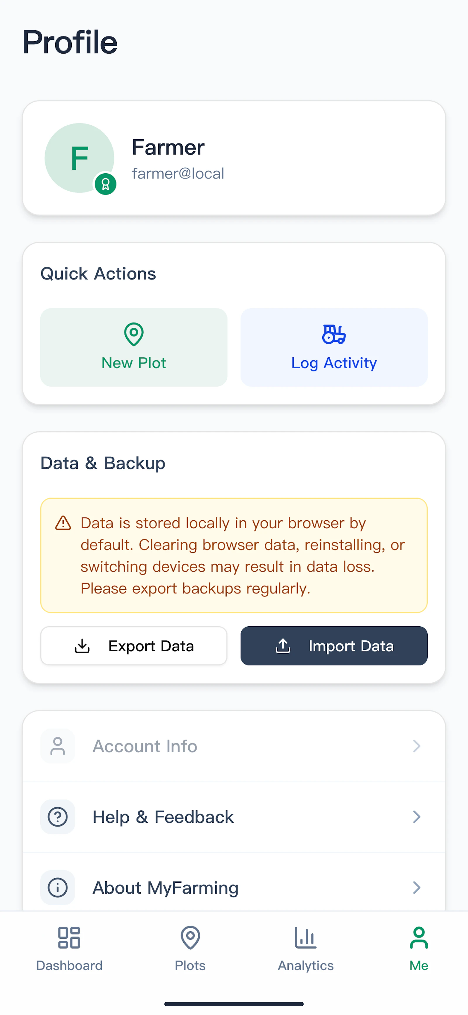 MyFarm Ledger screenshot 4