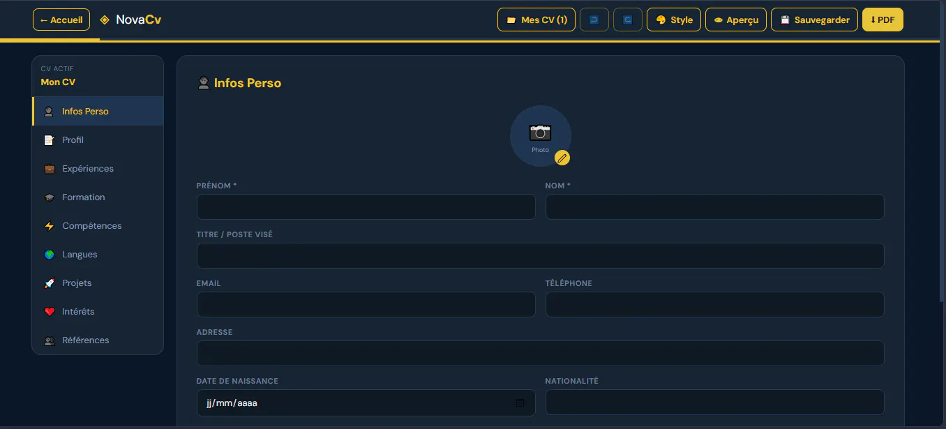 NovaCv gallery image