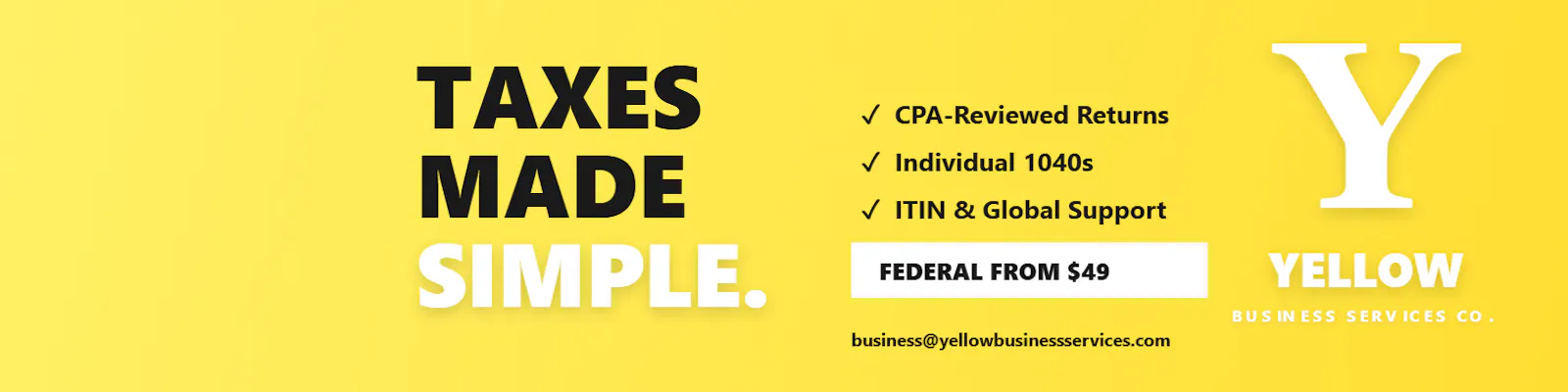 Yellow Tax Preparation Services screenshot 1
