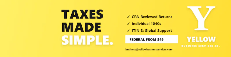 Yellow Tax Preparation Services screenshot 1