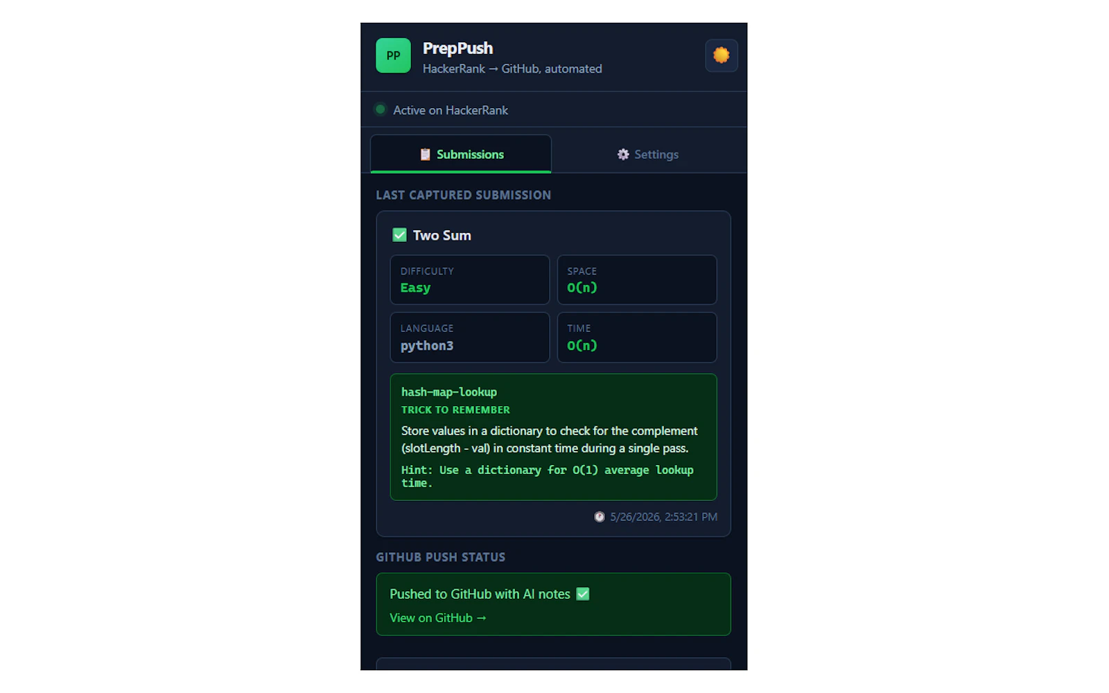PrepPush screenshot 2