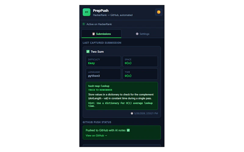 PrepPush screenshot 2