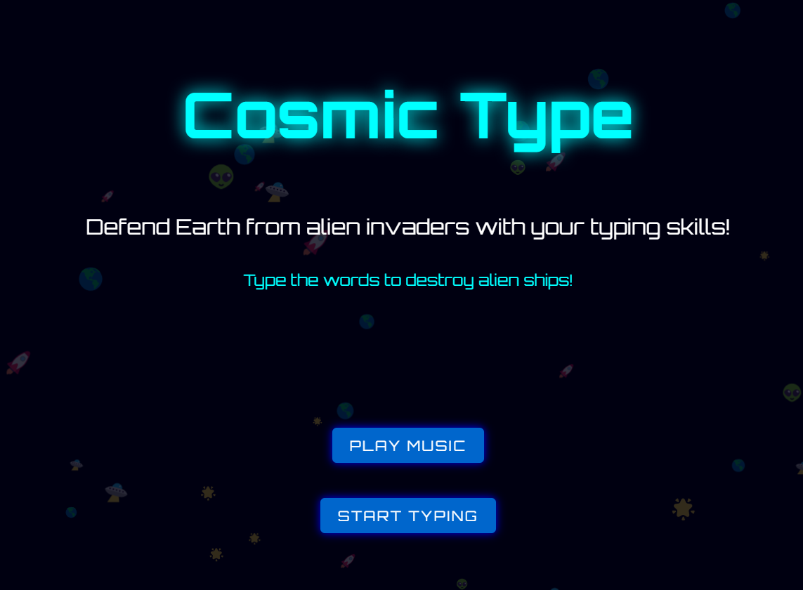 Cosmic-type logo