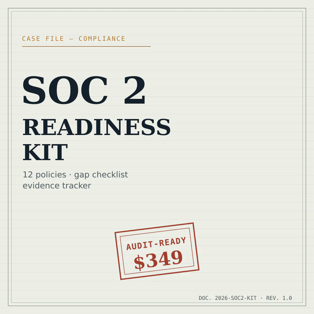 SOC 2 Readiness Kit gallery image